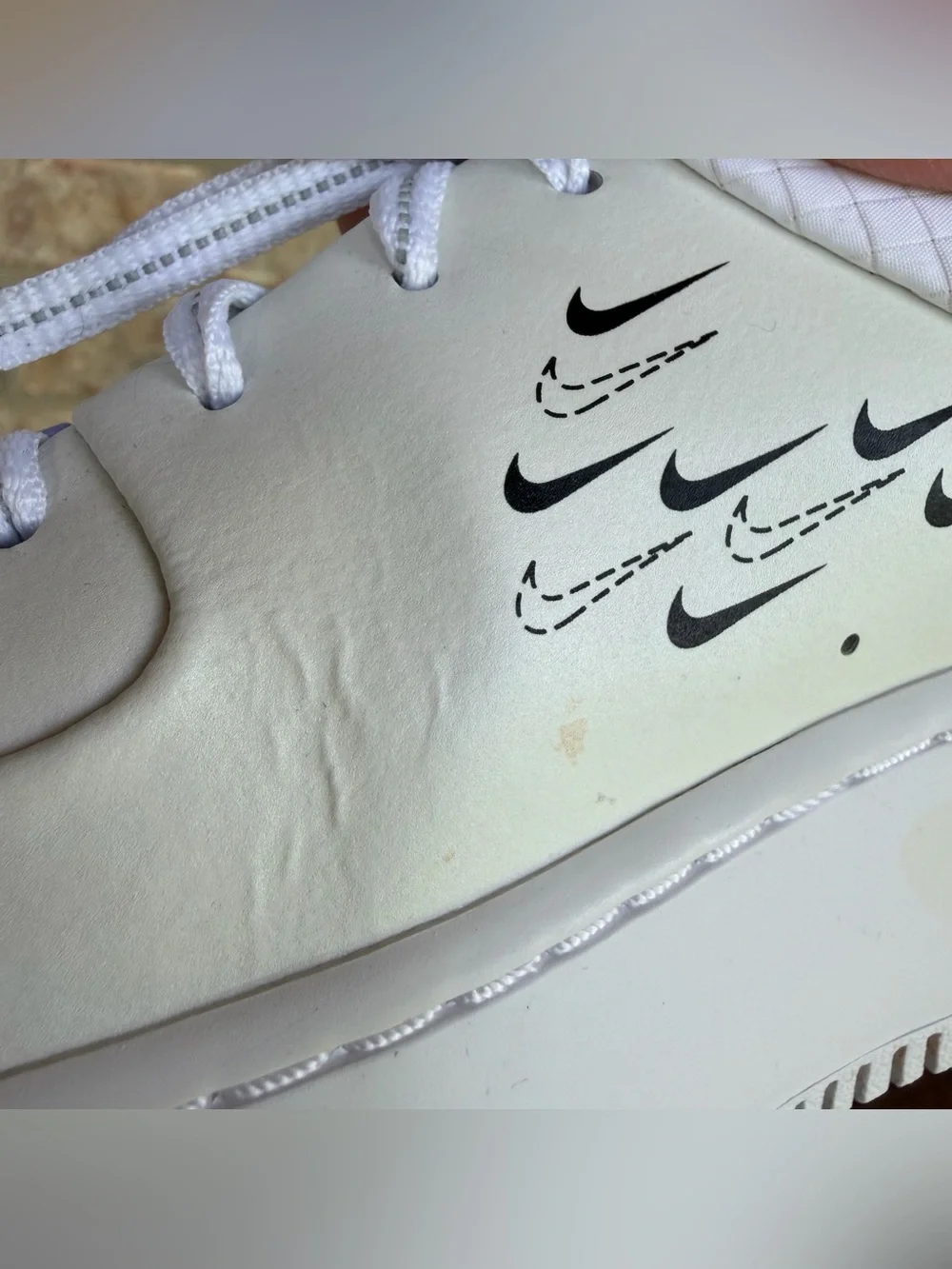 🍒💣 Nike Air Force 1 sage style platform sneaker